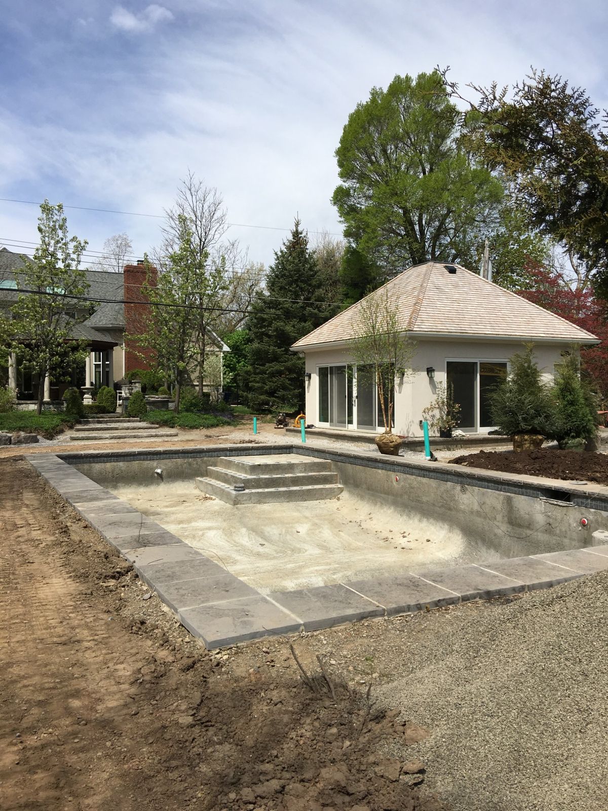Pool construction