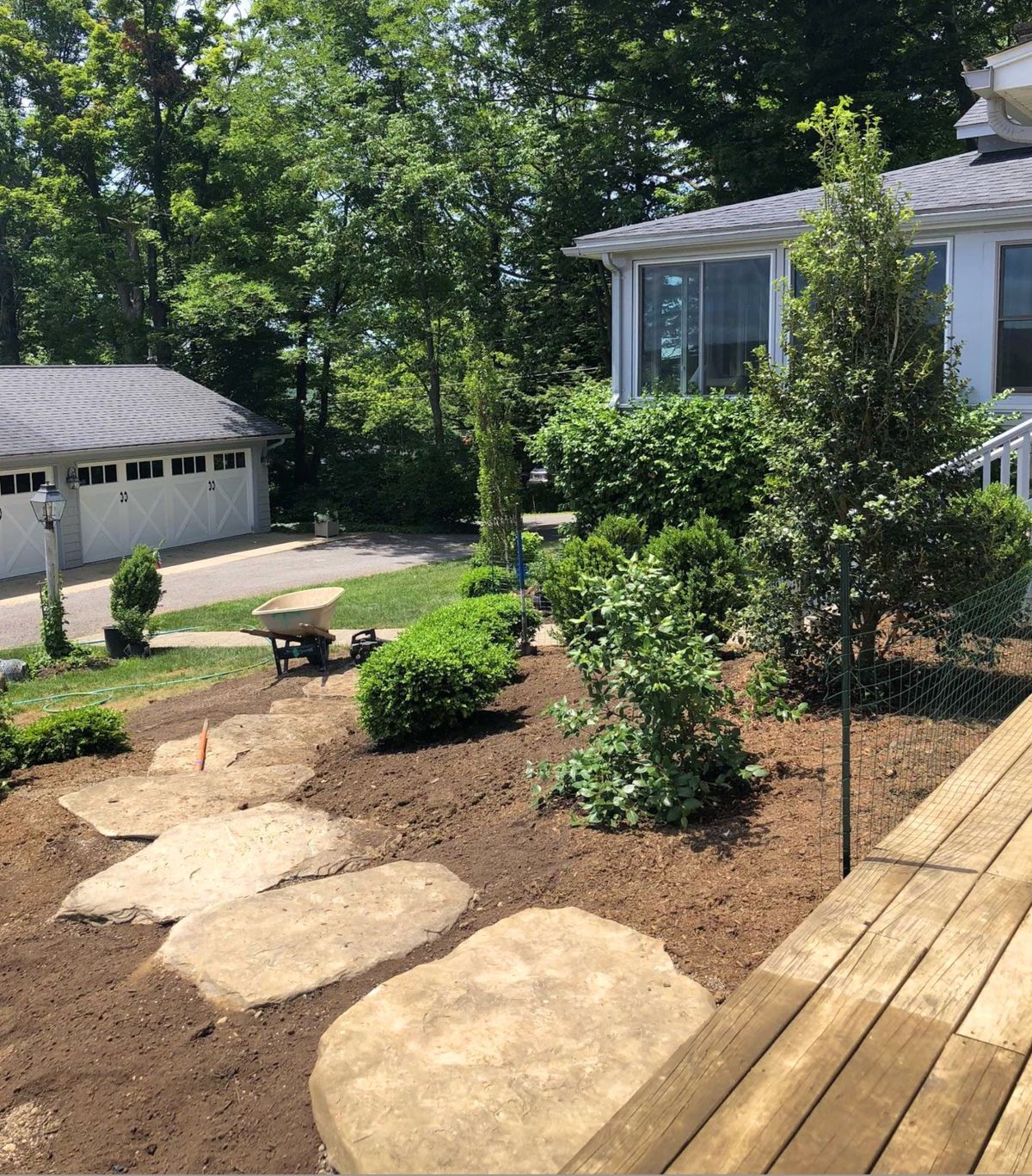 Stone installation