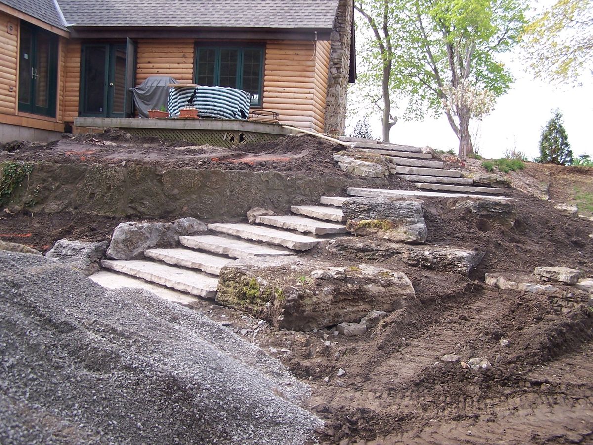 Stone steps