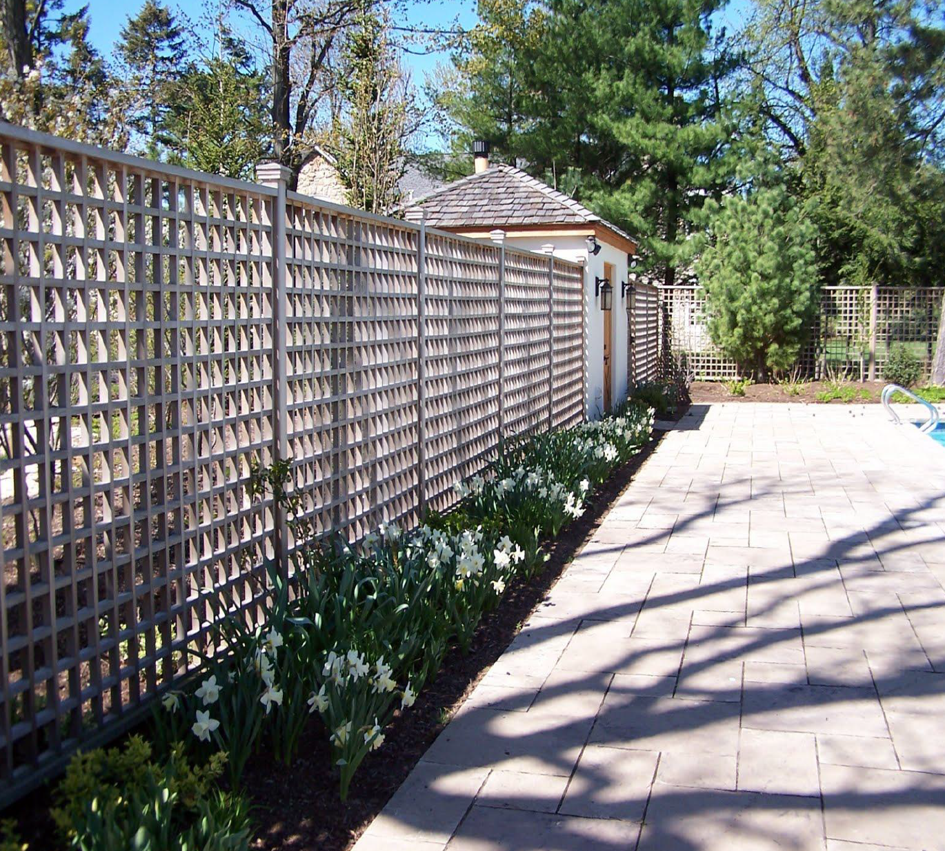 Wood fence gate